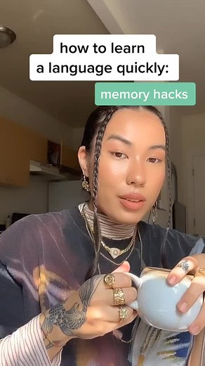 pt 1 of my new memory hack series to help u learn languages faster 🤩✨ #polyglot #languagelearning #memoryhacks #ItBeLikeThat