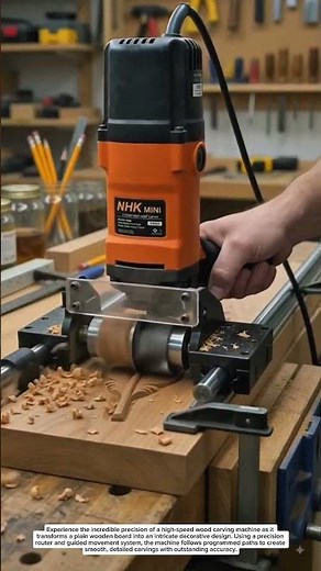 Amazing Wood Carving Machine in Action | Satisfying CNC Router Woodworking Process
