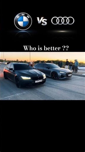 Bmw M5 💗 vs Audi RS6 🥵