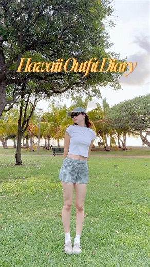 ハワイで暮らすHonoのリアルコーデ🌳#hawaii #outfit #ootd #ハワイ #ハワイコーデ #shorts