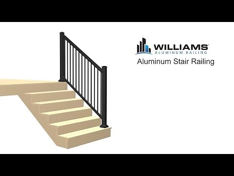 Williams Aluminum Railing | Stair Installation