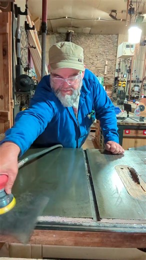 Super quick CAST table saw top cleaning