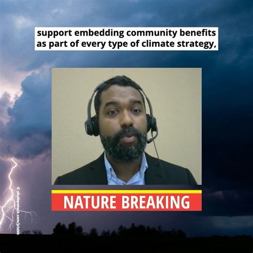 8.6K views · 70 reactions | What’s the biggest thing we can do to advance the cause of climate and environmental justice? We need to embed community benefits in climate action plans. Learn more in the full episode of Nature Breaking here: bit.ly/4bQrSQ3. | World Wildlife Fund | Facebook