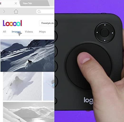 Logitech K600 Wireless TV Keyboard with Touchpad and D-Pad for Smart TV and Home Theatre PCs, Mul...