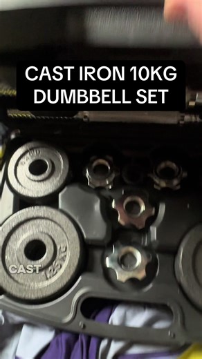 10KG Cast Iron Dumbbell Set for Home Workouts