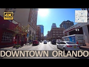 Downtown Orlando Florida (4k) Part 1