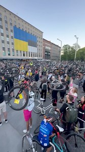 Tallinna öö: TOUR d’ÖÖ LXXIV was epic! 💛 Thanks to all for coming out. 🙌 Let’s Make Lasnamäe Great Again! ✊ | Tallinn Bicycle Week