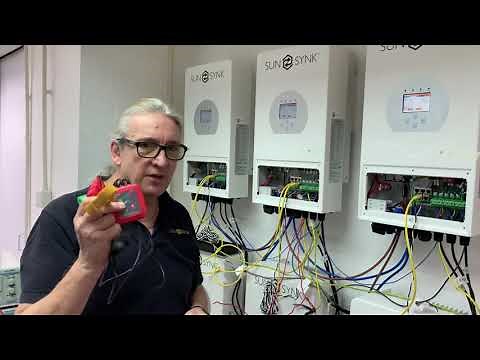 Wiring 6 x 5.5 kW inverter is in parallel
