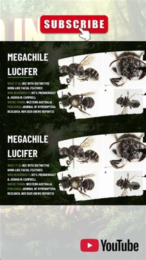 This Bee Was Just Discovered in 2025 #newspecies #animaldiscovery