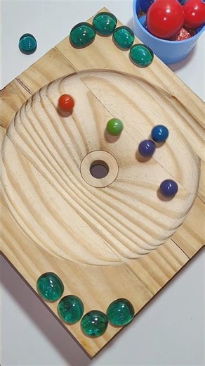 Wooden Marble Run Game ASMR 😍 | Colorful & Satisfying Marble Track Flow 🎯 🔴🟠🟡🟢🔵🟣⚪