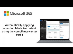 How to auto-apply retention labels with SharePoint online
