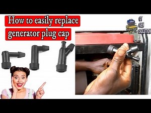 How to replace generator plug cap in seconds