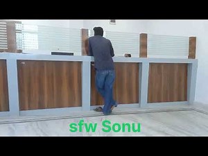 Reception counter || cash counter || How to make Reception counter