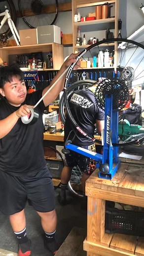 7.3K views · 44 reactions | ♠️Veloton Tubeless Setup | Precision install, perfect seal. Ride faster and roll safer on any terrain! Visit us at 117 Aguirre cor Elizalde BF Homes Parañaque PM our page to inquire | Veloton Bike Service | Facebook