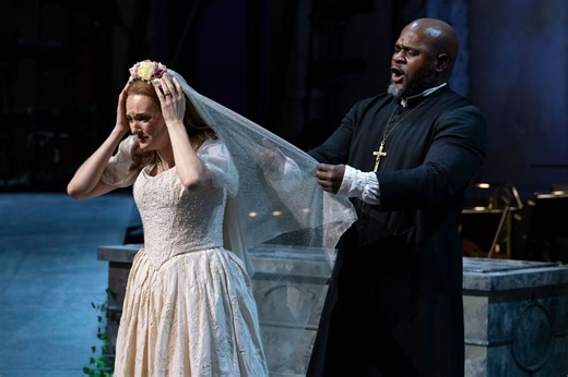 Lucia di Lammermoor at Opera Holland Park review: the chorus is stiff but the leads soar