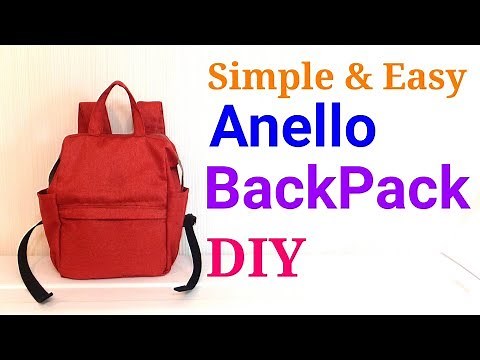 【DIY】アネロ*リュックの作り方* Anello BackPack Tutorial*