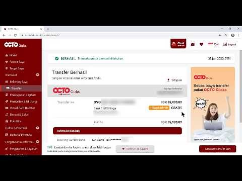 Cara Topup Ovo Via Internet Banking OCTO Clicks CIMB Niaga