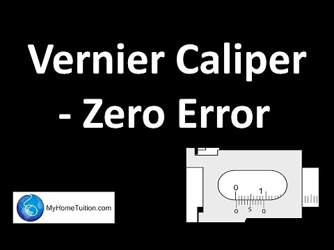Vernier Caliper- Zero Error | Introduction to Physics