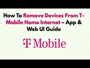 How To Remove Devices From T-Mobile Home Internet – App & Web UI Guide