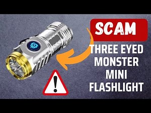 Three Eyed Monster Mini Flashlight Review - Legit Or Scam?