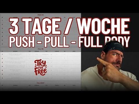 Get the most out of 3 workouts per week | Full Body Push Pull Program