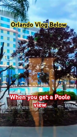 This is what you actually want at an Orlando hotel #vacation #poolview #relatable