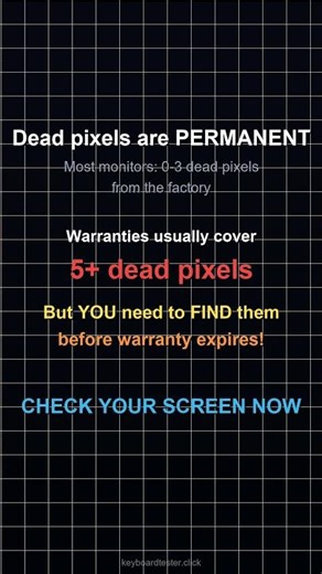 Your monitor has a dead pixel - Check NOW FREE #shorts