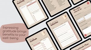 Gratitude Journal Printable for Women | Daily Mental Health & Mindfulness Journal | Self Care Digital Download - Etsy Canada