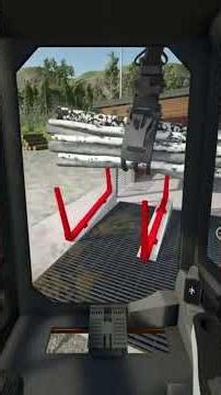 Unloading the log truck with FDR Logging new 11.0 update