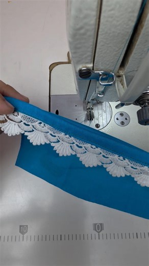 Sewing Tips for Attaching Lace to Sleeve Cuffs #shorts #shortsfeed #sewing #trending