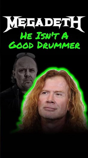 He Isn't A Good Drummer 😬 Dave Mustaine Speaks Brutally Honest 🔥 #Metallica #Megadeth #LarsUlrich