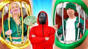 Giga rich VS broke in Squid game || Extreme challenge! Funny hacks to beat every game. 🤘 | 123 GO