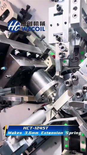 Wire bending,forming machine, 3D bending machine, coiling machine. 3.6 special tension spring.Wecoil