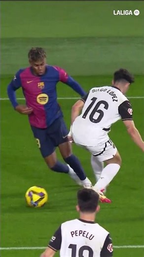 Lamine Yamal: the art of nutmegs 🥜 #LaLigaHighlights #shorts #fcbarcelona #shortsfeed