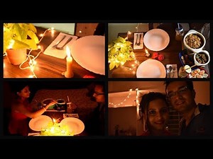 Candle light dinner at home | Romantic dinner | how to make | with recipe