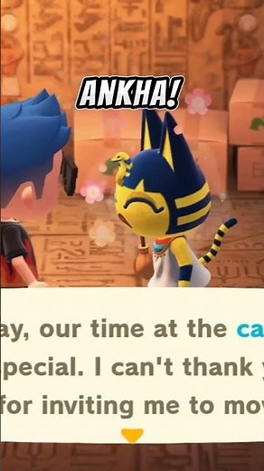 Ankha Exposing Our Secrets! 😳#animalcrossing #animalcrossingnewhorizons #ankhadance #acnh #gaming