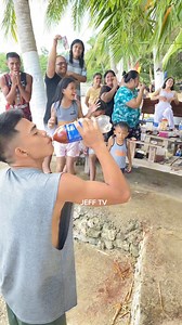 732K views · 8.9K reactions | MALUPIT NA NILALANG 1L na Tuba 1Shot Tuba challenge | JEFF TV | Facebook