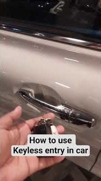 how to use keyless entry in a car#car #automobile #trending #shorts #youtube #lokah