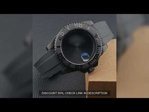 40.5mm stainless steel case fit NH34 N serie H35/NH36 movement sapphire glass magnifying glass water