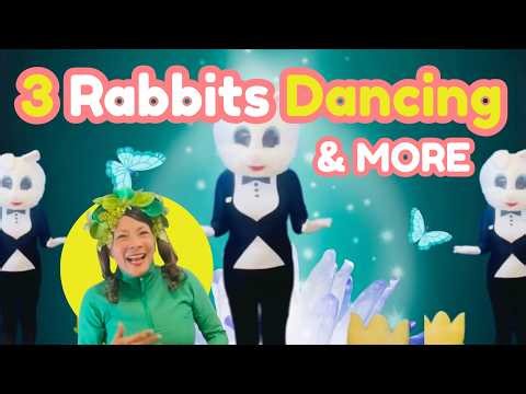3 RABBITS DANCING I MOVE YOUR TAIL, DANCE & ASL 🐰 🥕