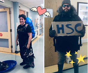 62K views · 1.4K reactions | #nlstorm heroes. Registered nurse Jen snowshoed to work with a sled of supplies. Andrew hitched a ride with an oil delivery driver. So many inspiring stories out there of people coming together during this time.  #nlwx | Registered Nurses' Union Newfoundland & Labrador | Facebook
