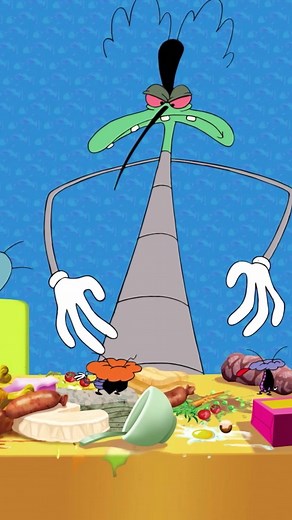 1.3M views · 10K reactions | He's become a giant!  #oggyandthecockroaches #cartoon #cat #fun #kitty #xilam | Oggy and the cockroaches | Facebook