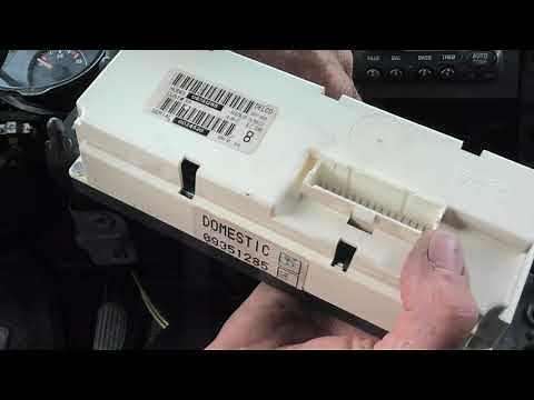 Air Conditioning Electrical Work, and How to Change a Heater Control Unit, on a 1998 Chevy Blazer