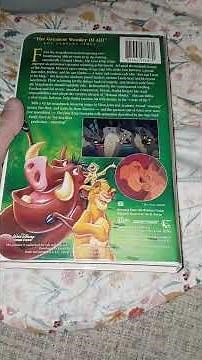 1994 📼 VHS Walt Disney Classics The Lion King Clam Shell!#thelionking#thelionkingmovie#1994#disney