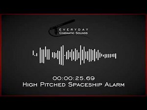 High Pitched Spaceship Alarm | HQ Sound Effect