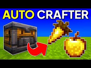 Minecraft Automatic Crafter for Golden Carrots and Golden Apples 1.21