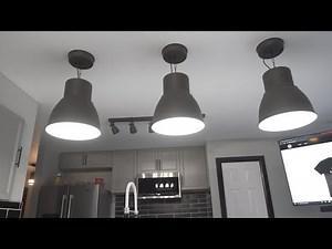 How To Install IKEA Hektar Pendant Lights | Installation and review