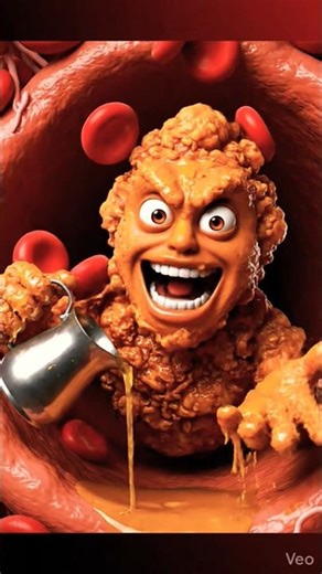 Fried food effects in boday🍗😱/Fried Food body k ender kya krti hia 🍗😱