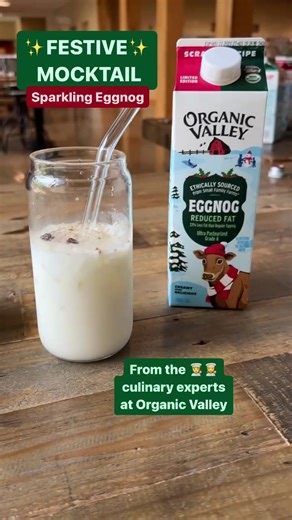 8.1K views · 60 reactions | ✨Sparkling Eggnog✨ is a perfect festive...