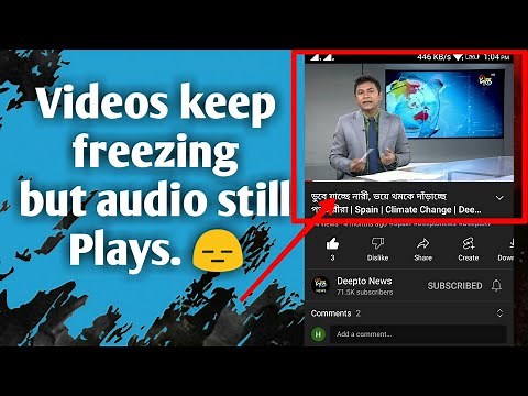 YouTube videos keep freezing but audio still plays problem solution | Hasib71